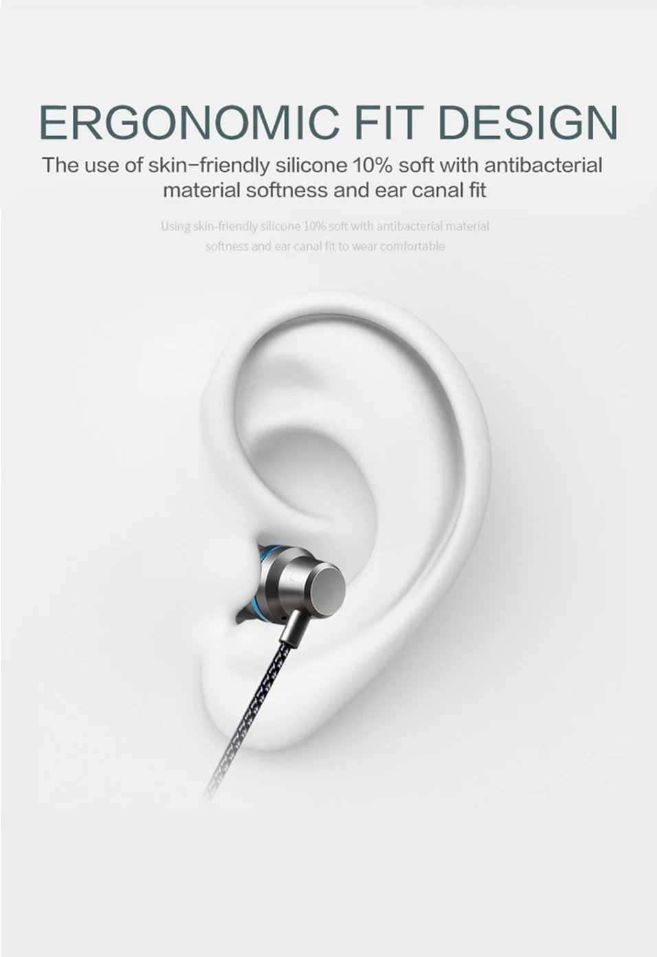 In-Ear Metal Earphone with Microphone HiFi Music Bass Earbuds Headphones Headset for Phone Computer PC MP3 3.5mm Wired Earphone  (6)