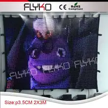 Новейшая технология Экстремальный легкий внутренний полноцветный светодиодный сценический фон