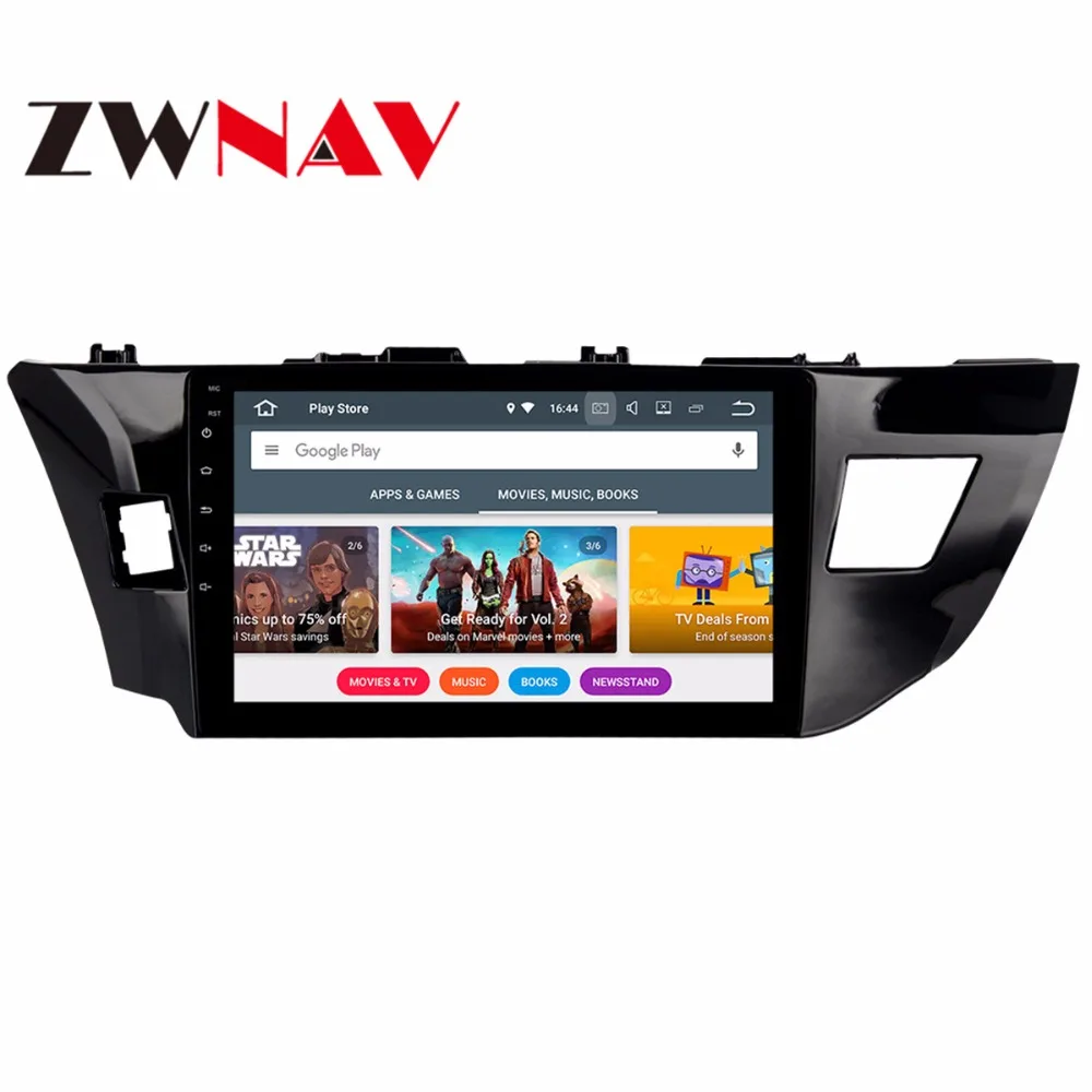 Excellent 10.2"Android 7.1 8.0 Car GPS Radio DVD Player For Toyota Corolla 2014-2016 with Octa Core 4GB+32GB Auto Stereo Multimedia Navi 5