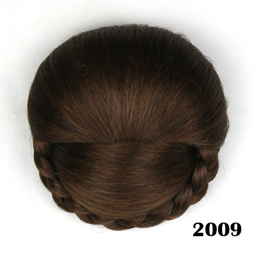 Gres Для женщин Плетеный шиньон клип в женские светлые синтетические волосы шт высокое Температура волокно подделка для невесты украшения