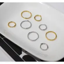 Серьги из стерлингового серебра 925 пробы, лаконичные минималистичные геометрические кольца для ушей, трендовые дикие милые серьги для девушек