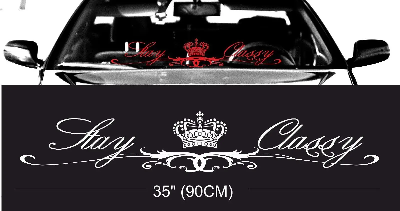 Estadia REAL elegante windshield windscreen vidro dianteiro JDM