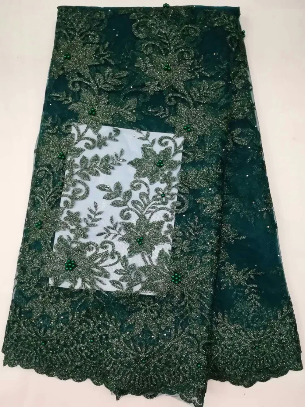 

Teal Fabric In Lagos Exclusive Aso Ebi Celebration Lace Material New Lace Sequins Lace Velvet Material
