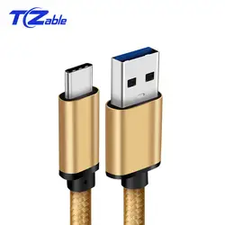 Оплетка usb Тип C кабель 3A данных Быстрая зарядка кабель для Macbook для Google для мобильного телефона huawei