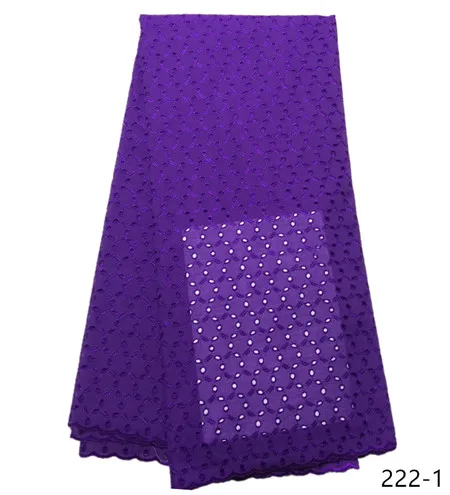 

High Quality Swiss Voile Laces In Switzerland Cotton African Dry Cotton Lace Fabric Nigerian Man Voile Lace 5Yards 222