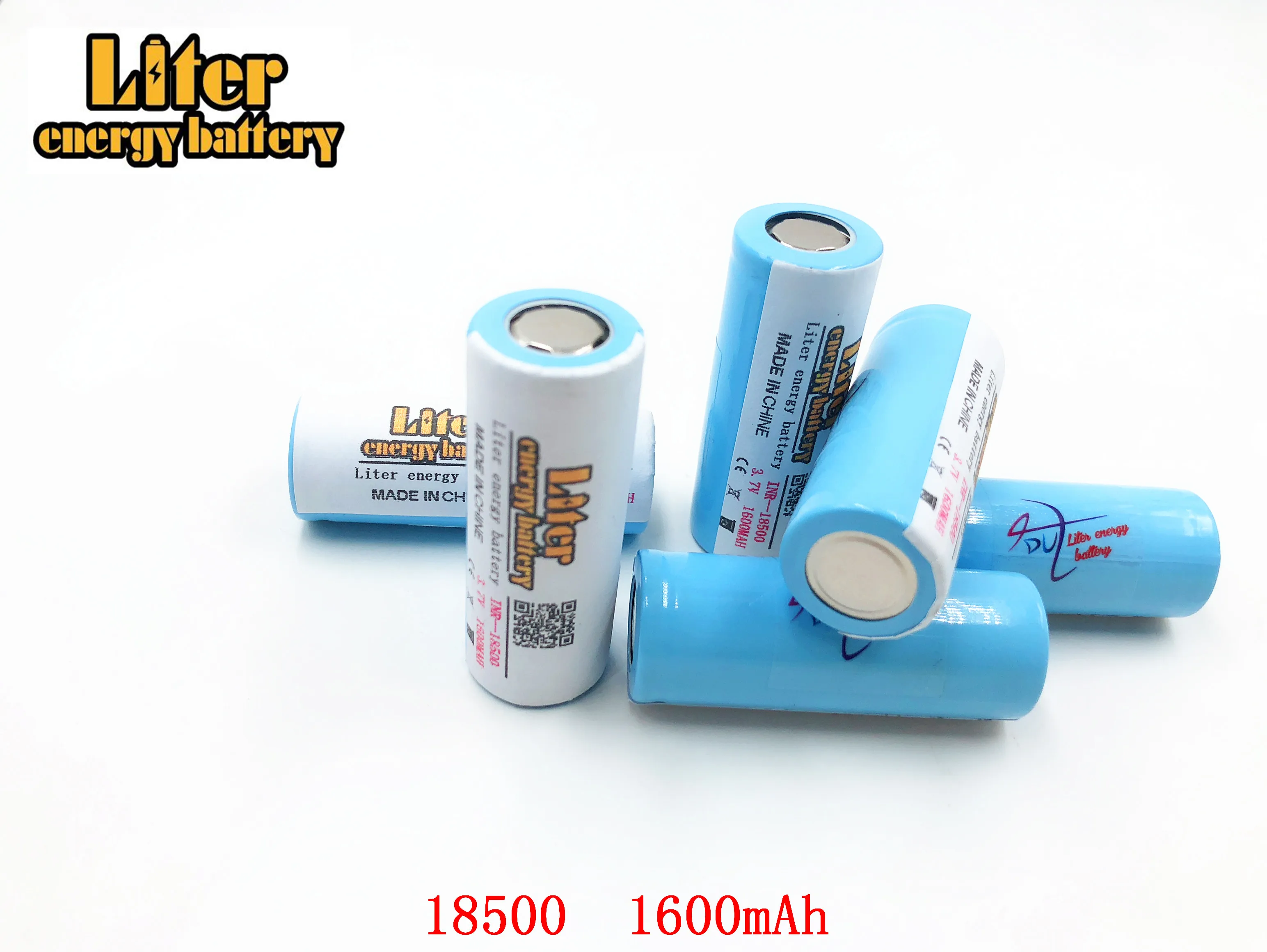 2 шт/партия 18500 батареи 18490 настоящие 1600mAh литий-ионная литиевая 3,7 V перезаряжаемый фонарик аккумулятор банк питания светодиодный фонарь