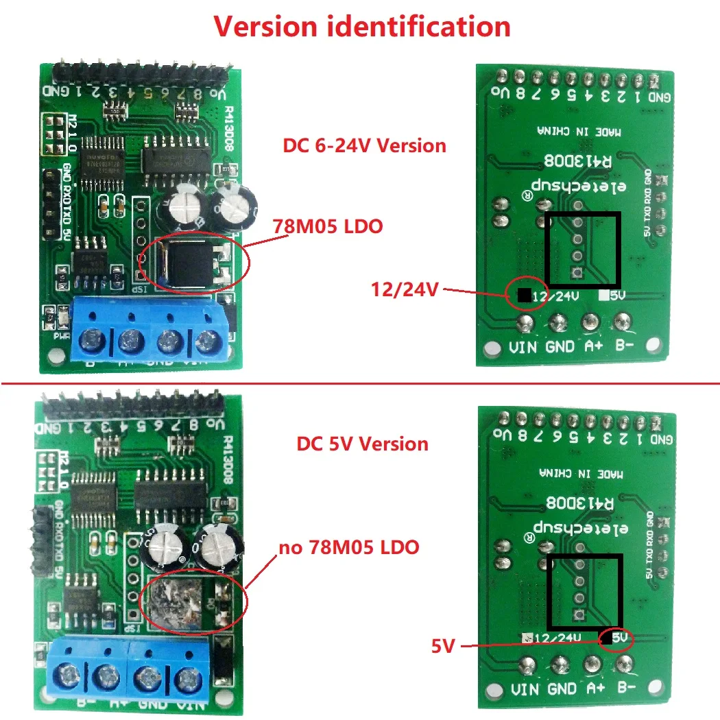 8CH DC 5V 12V 24V RS485 RS232(ttl) Modbus RTU модуль управления UART для релейного переключателя ПЛК