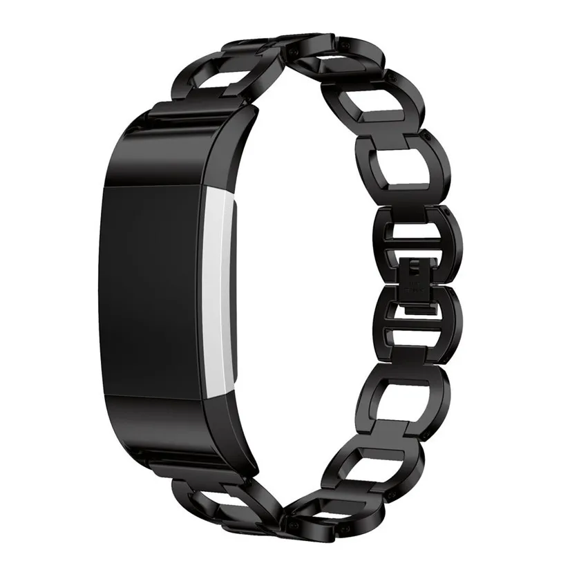 

Perfect Gift Genuine Stainless Steel Bracelet Smart Watch Band Strap For Fitbit Charge 2 Levert Dropship Feb15