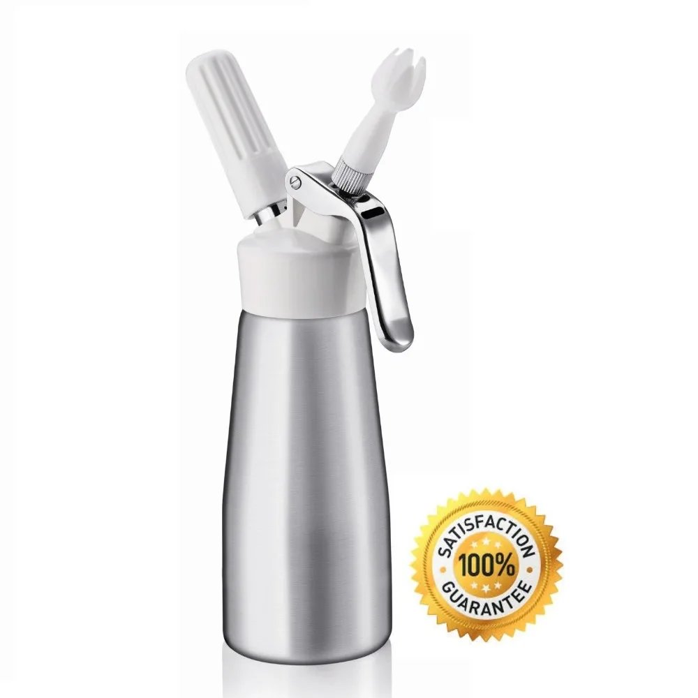  Supreme Quality 500ML Artisan Whipped Cream Dispenser, Cream Whipper with Decorating Nozzles (00230) 