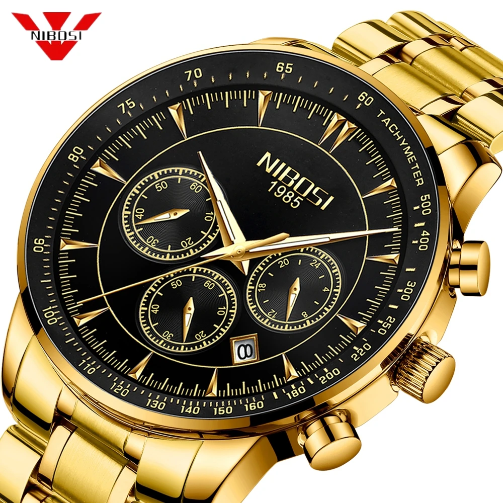 NIBOSI Top Brand Luxury Men Watch Military Wrist Watches Full Stainless Steel Sports Men Watch Relogio Masculino Military Wrist NIBOSI Top Brand Luxury Men Watch Military Wrist Watches Full Stainless Steel Sports Men Watch Relogio Masculino Military Wrist