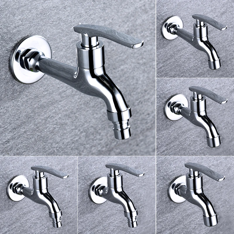 

High Quality Outdoor Garden Faucet Tap Washing Machine Faucet Brass Kitchen Bathroom Sink Tap Mop Pool Water Taps