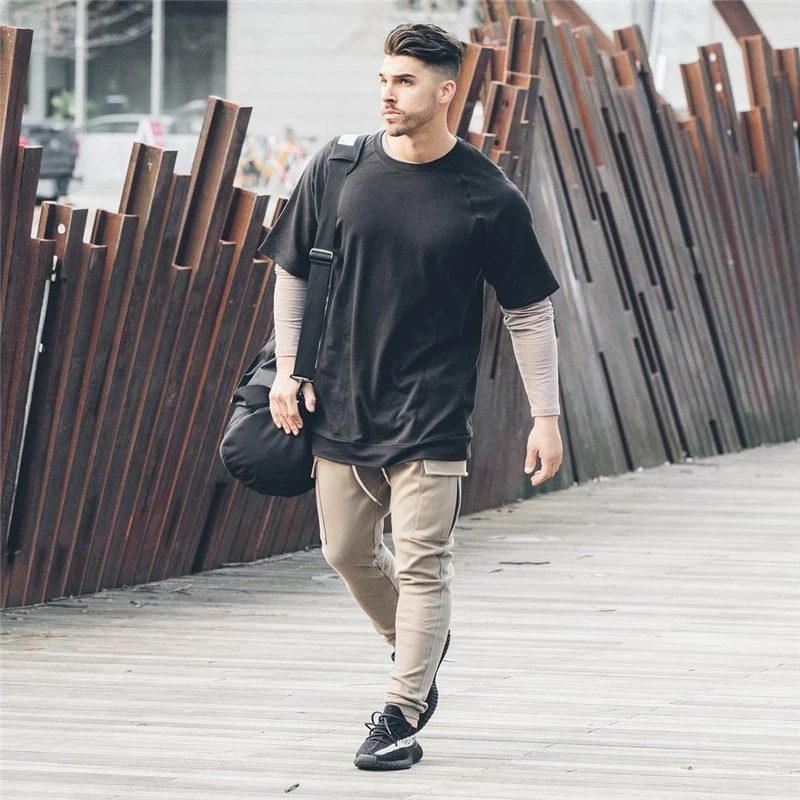 Men Sweatpants Camouflage pocket casual pants-2