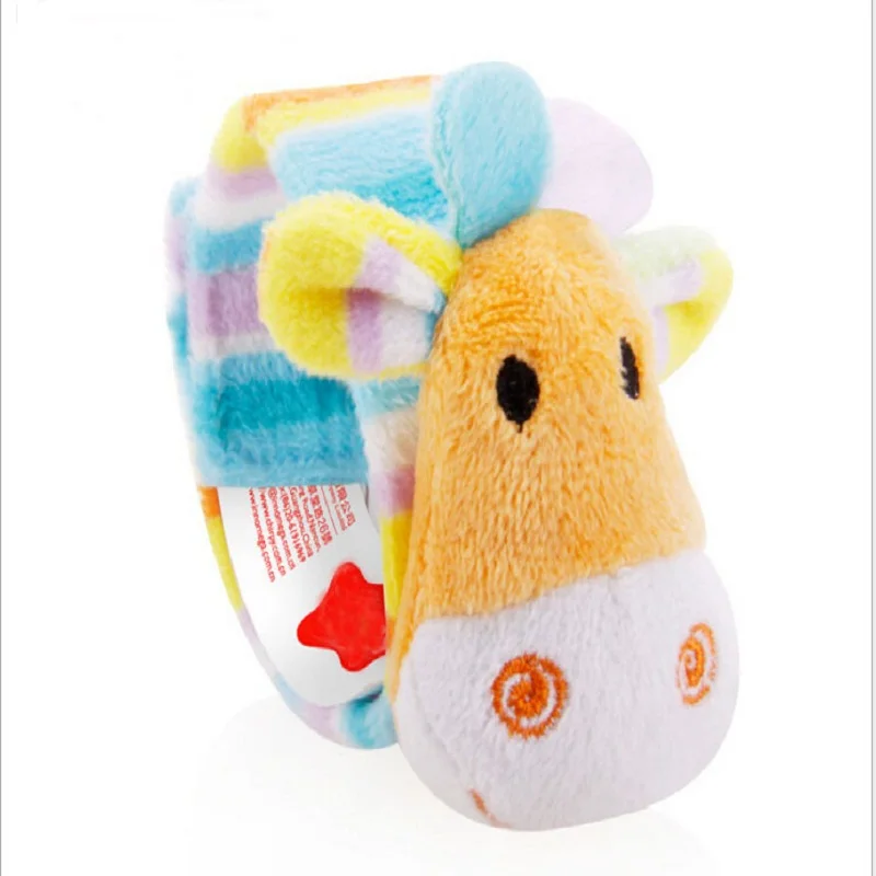 Plush Animal Wrist Strap Baby Russian And English Style Toys Infant