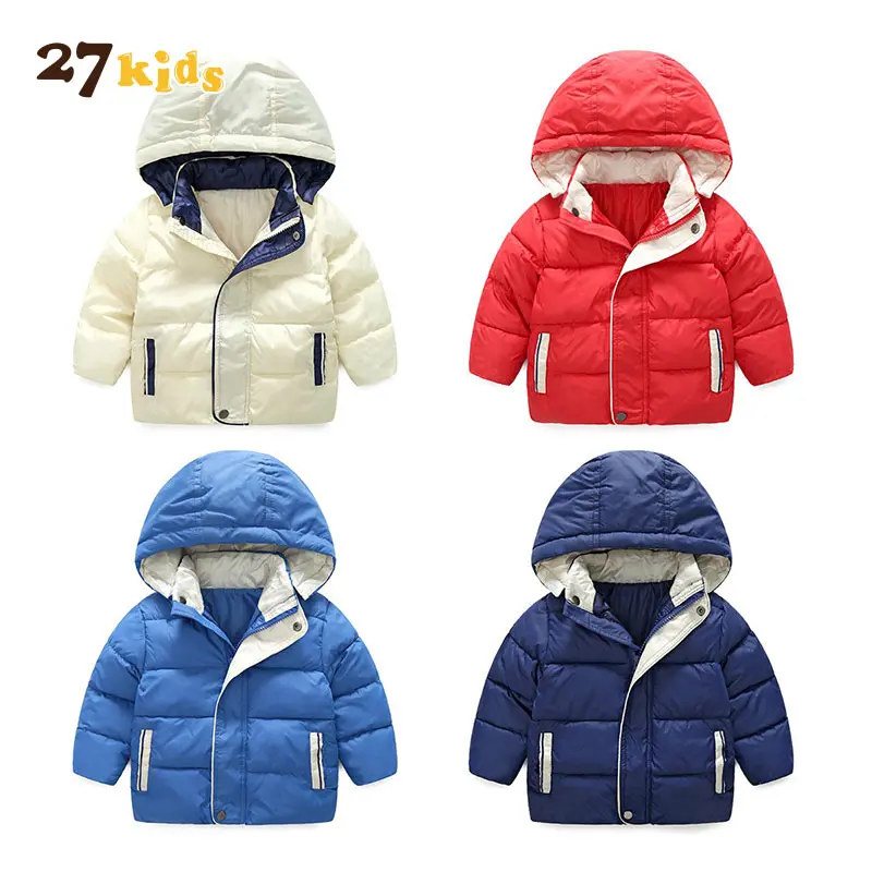 27Kids Baby jackets for boys Winter Warm Coat Jackets With Hooded