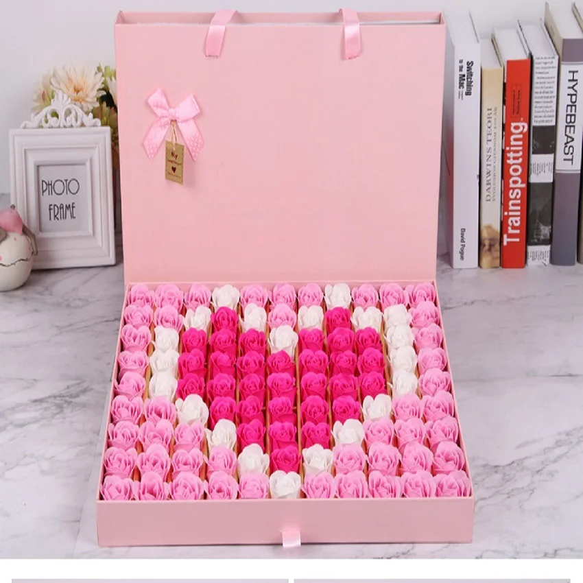 

Handmade 99 Rose Soap Flower Gift Box Christmas Gift Birthday Gift Valentine's Day Gift Creative Novelty