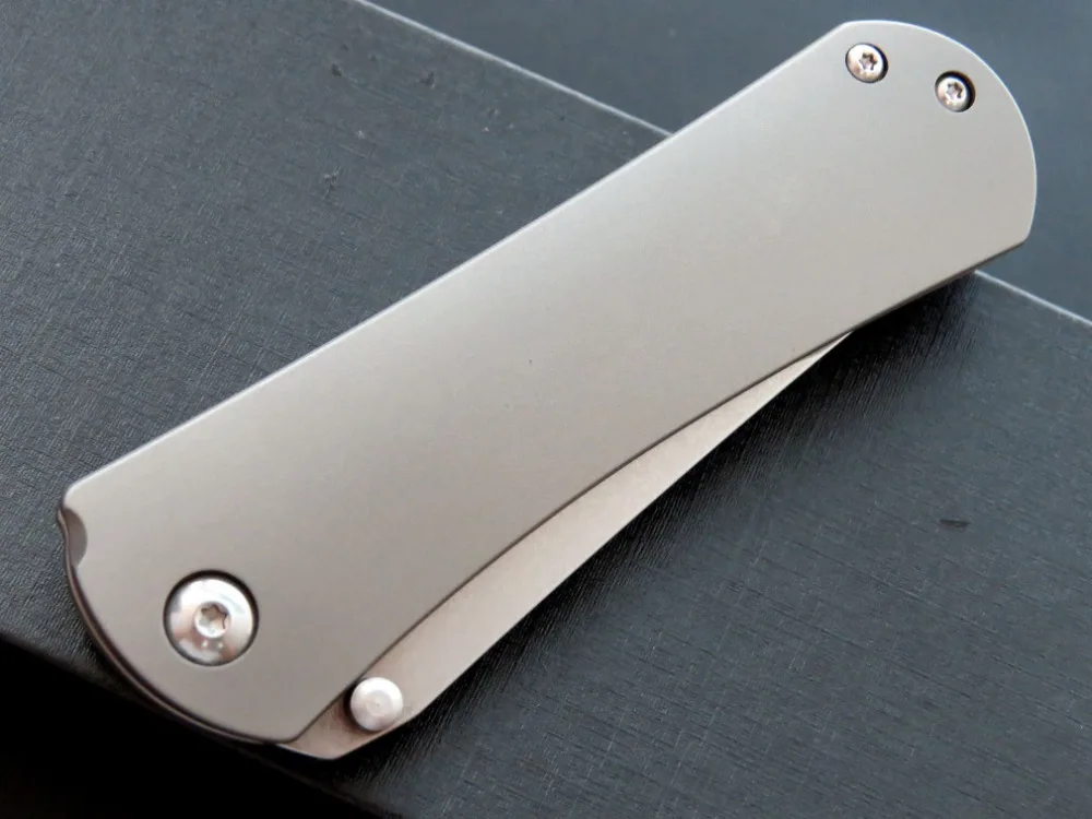 Высокое качество EF902 ся нож D2 стальное лезвие TC4 titanium сплав ручка из нержавеющей