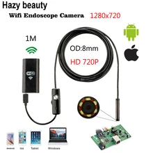 Promos Black Friday et Cyber Monday AliExpress 2017. Kits DIY Arduino, Raspberry, imprimantes 3D, caméras IP 394 8mm Lens Wifi Android Iphone Endoscope Camera 1M 2M Waterproof Snake Tube Pipe Borescope 720P Iphone Camera Endoscope 1280*720