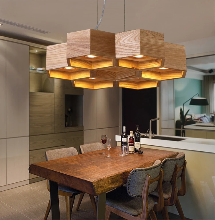 WOOD PENDANT LAMP 11