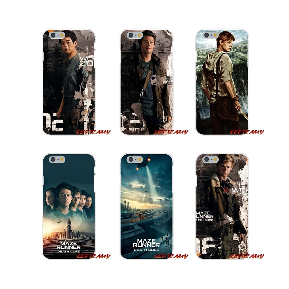 Аксессуары чехлы для телефонов Чехлы iPhone X XR XS MAX 4 4S 5 5S 5C SE 6 6S 7 8 Plus Maze Runner The Death Cure |