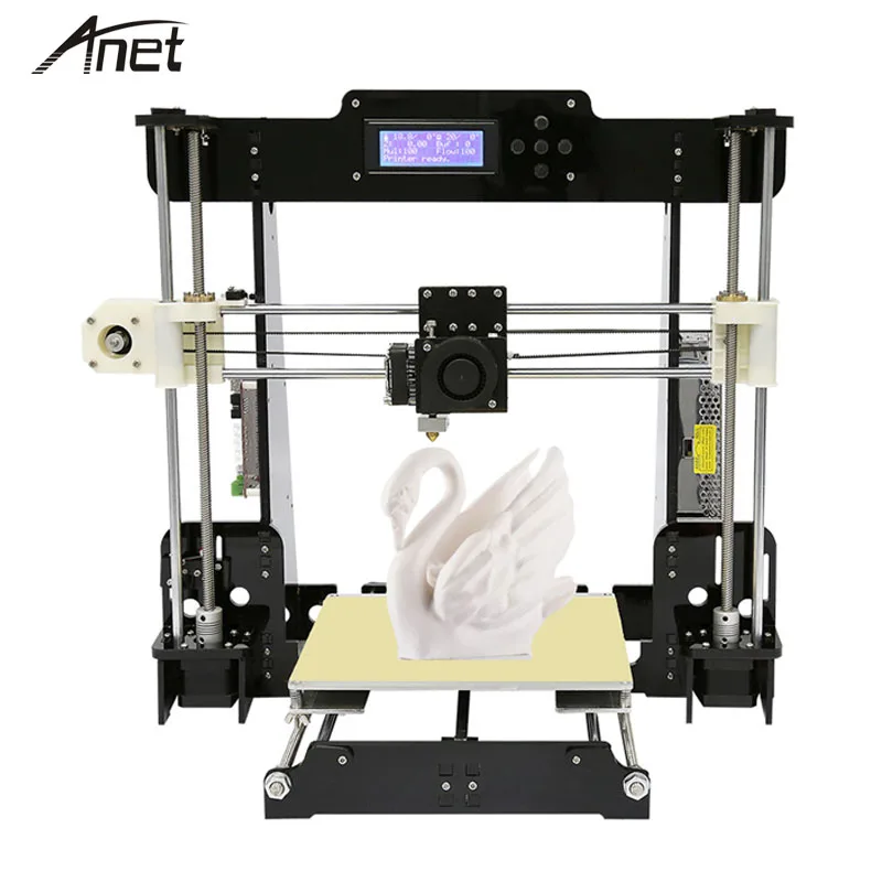 

Anet A8 Large Printing Size Precision Reprap DIY 3D Printer kit with Filament &Card