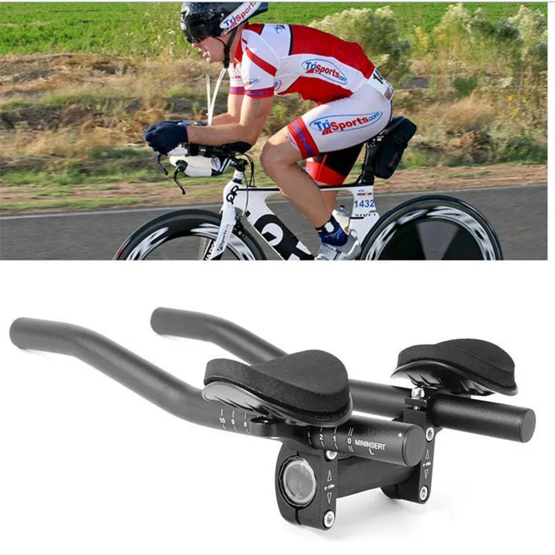 

Bike Rest Handlebar Lightweight Durable Cycling Bicycle Relaxation Handle Triathlon MTB Road Bike Arm Rest Bike Aerobar #2a