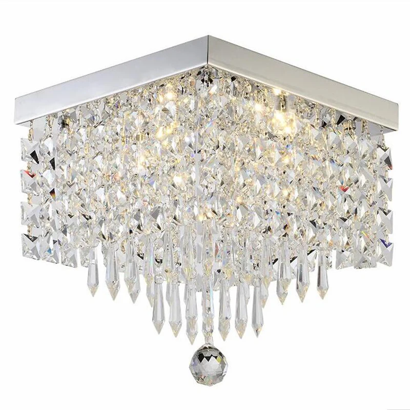 

Manggic Crystal Led Ceiling Lamps Square Ceiling Lamp for Hallway Ladder Corridor Lights