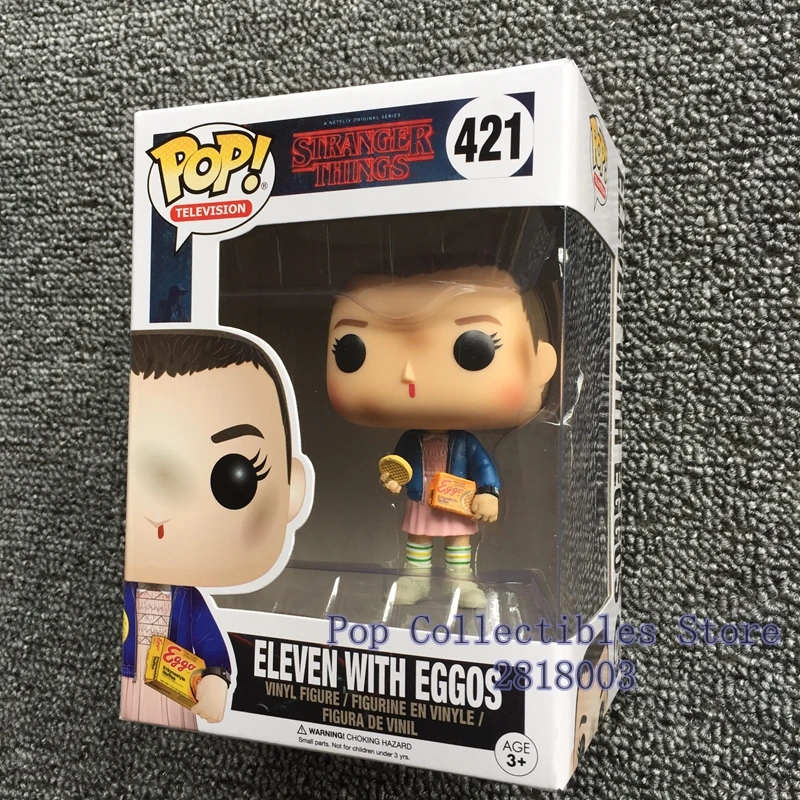 Funko POP des choses bizarres onze avec eggos Vinyl Action Figure