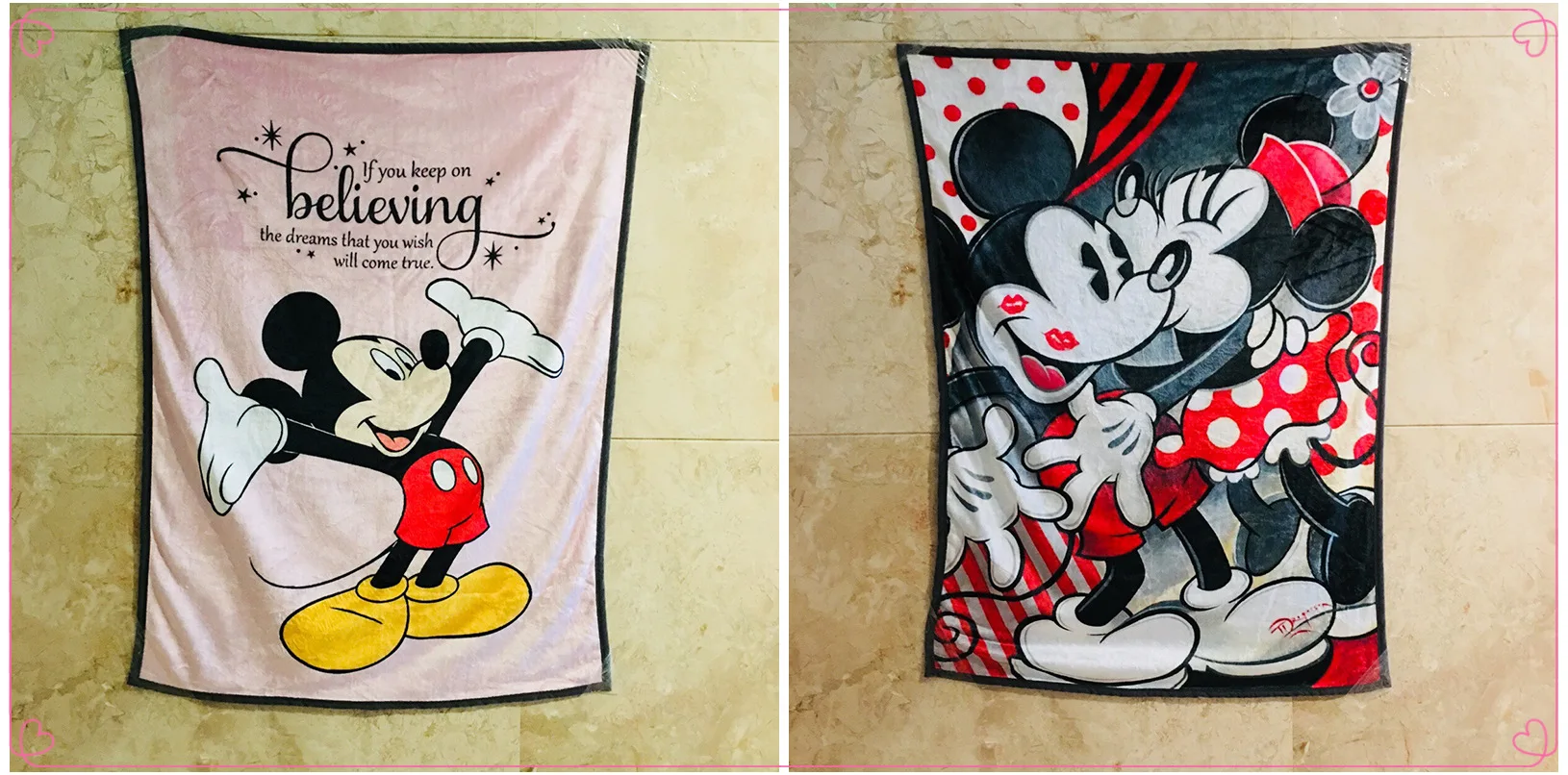 

IVYYE Micekey Minnie Anime Customized Blanket Plush Velvet Warm Decoration Soft Bed Home Throw Sofa Blankets Unisex Gifts NEW