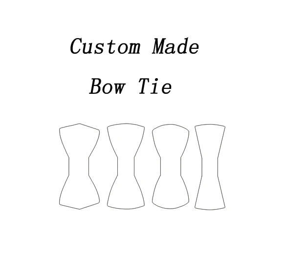 

Custom Made Bow Tie Send Us Your Design Before Order MOQ 20pcs