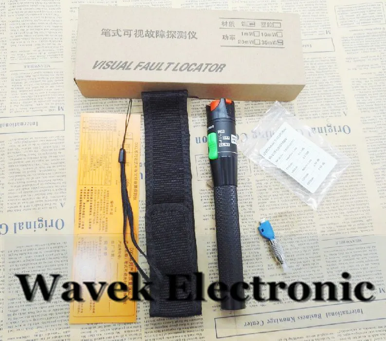 

30mW Visual Fault Locator Fiber cable tester Detector LC Female to FC Male LC-FC SM 9/125 Hybrid Adapter LC/SC/ST/FC Connector