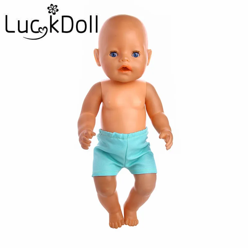 Модные кукольные шорты LUCKDOLL подходят для 18 дюймовых американских кукол 43 см