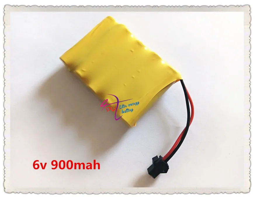 Литровая энергетическая батарея 6v 900mah Ni-cd Aa Аккумуляторная батарея для игрушек модель автомобиля с разъемом 5sb