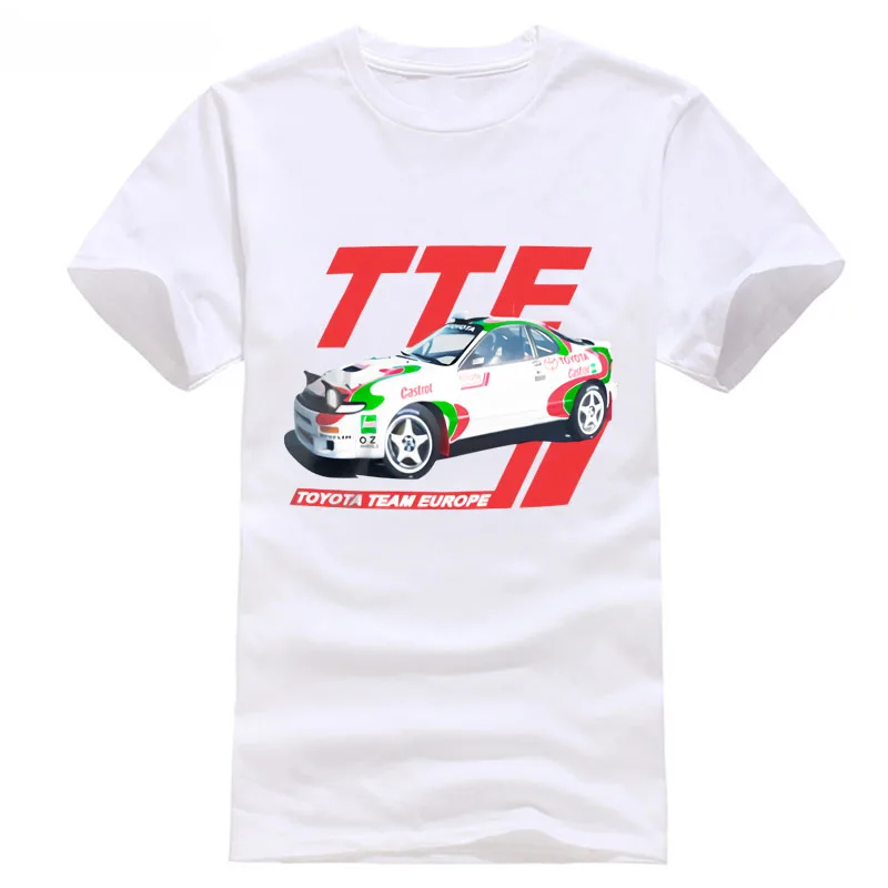 

Toyota Celica GT-Four Rally T-Shirt White or Gray ST185 WRC JDM Style Round Style tshirt Tees Custom Jersey hoodie hip hop jacke