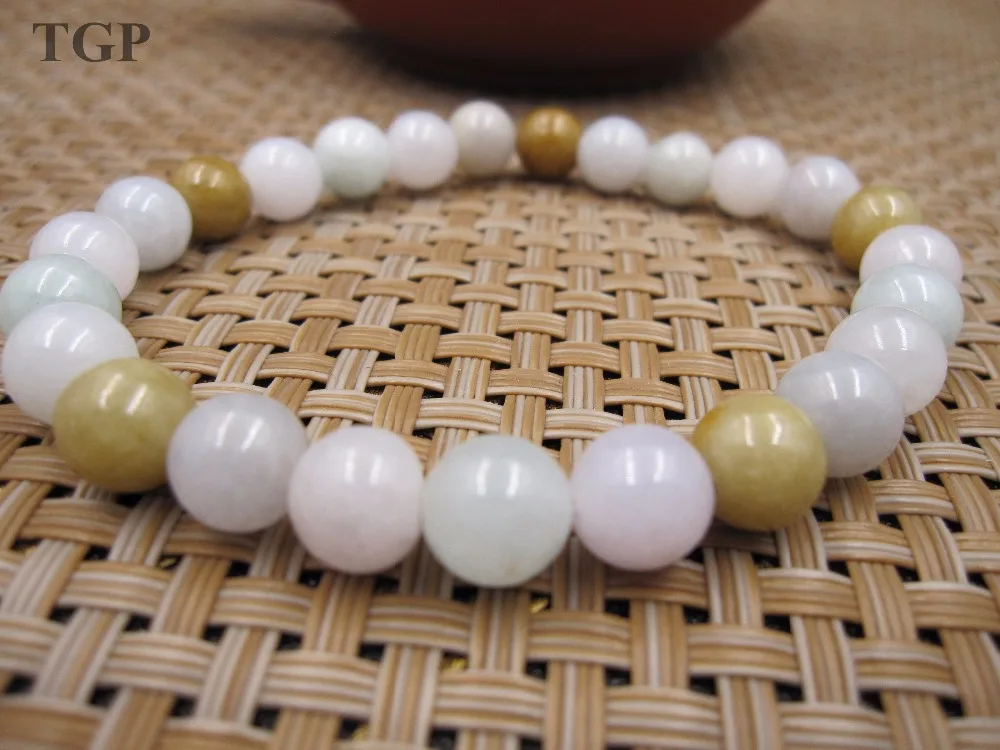 ONEVAN Natural grade A jadeite round bracelet bangles Sweater jade with certificate together cuff | Украшения и аксессуары