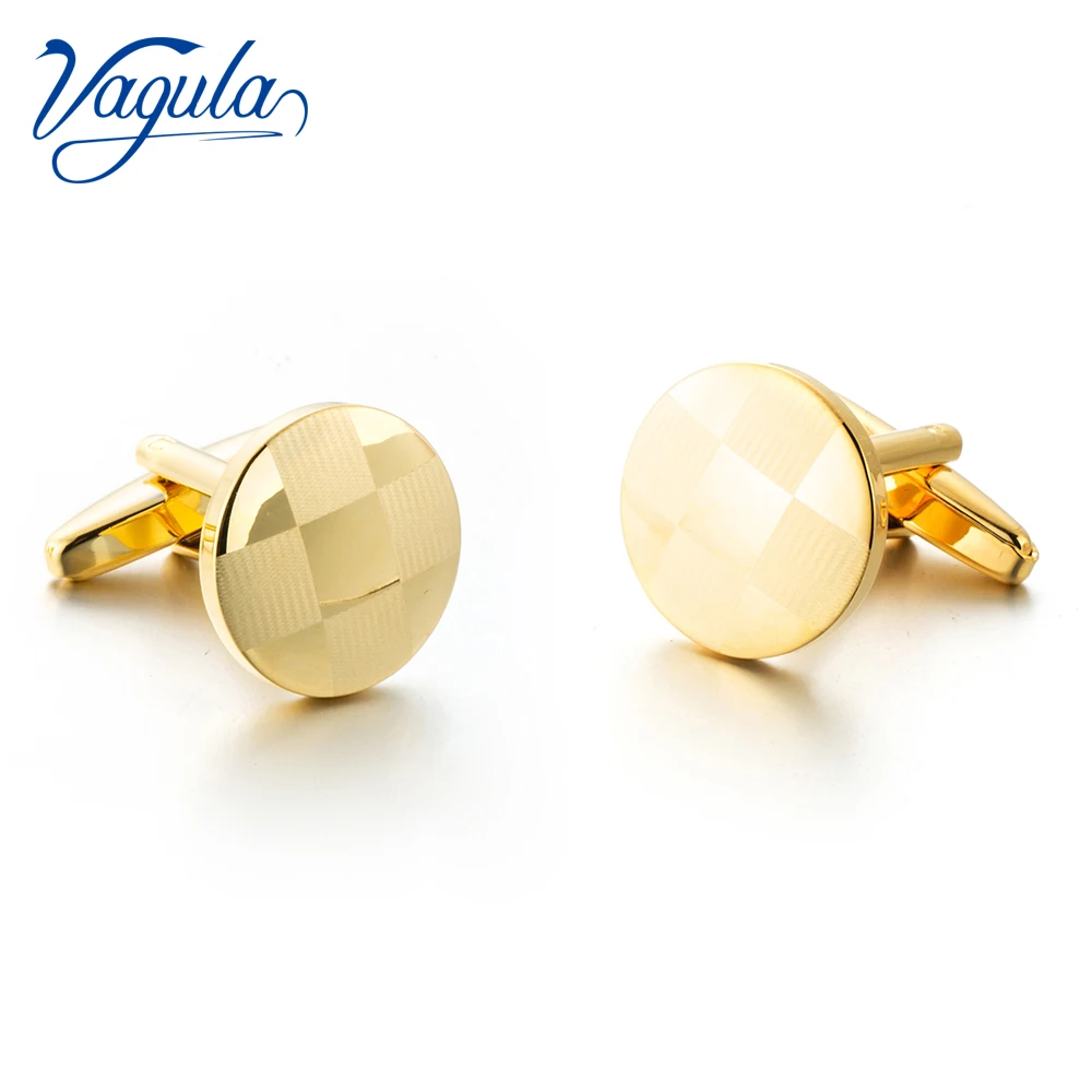 

VAGULA Men Jewelry Cufflinks Luxury gift Party Wedding Suit Shirt Gemelos Button Laser Cuff links 388