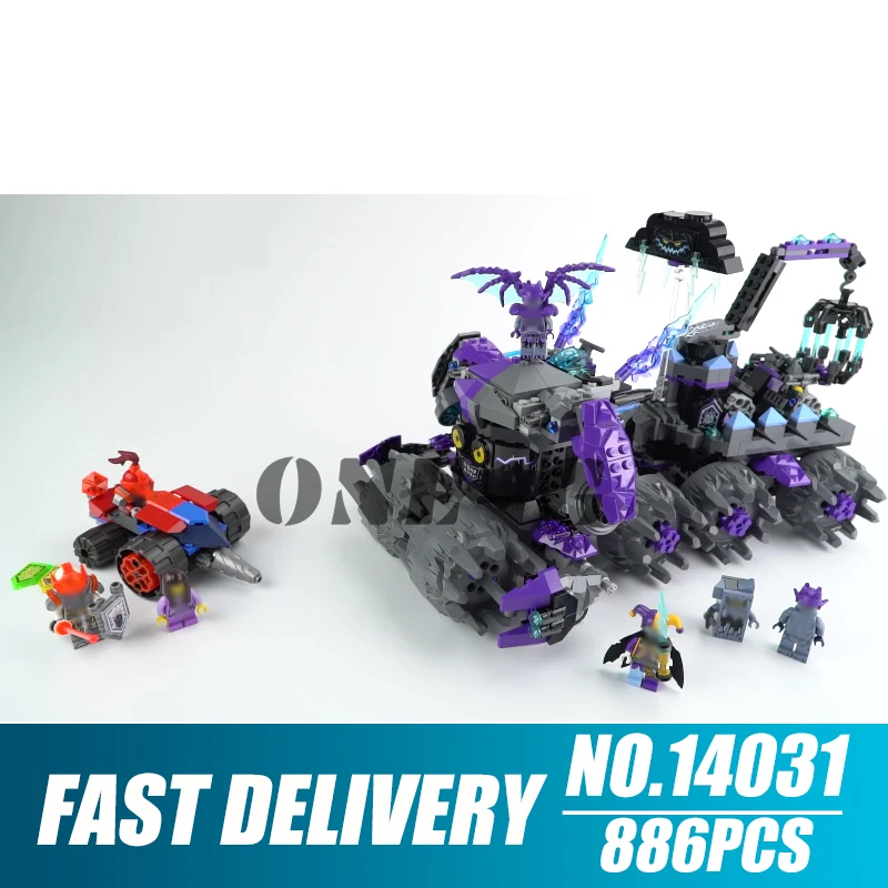 

Building blocks 14031 Compatible with nexo knights 70352 Bricks Jestro's Headquarters figures Educational toys for children