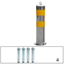 Нержавеющая сталь автомобиля Место вертикально колонна столб костыль замок грузовик полюс парковочное место замок Авто Арка guar