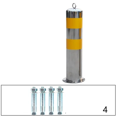 

stainless steel Car place upright column pillar crutch lock truck pole parking place lock auto arch guardrail guar