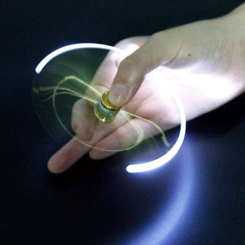 Finger Leisure Toys Fidget Spinner Multi-Function Gyroscope Pen Decompression Light LED Lamp Ball Point Pen Relieve Stress