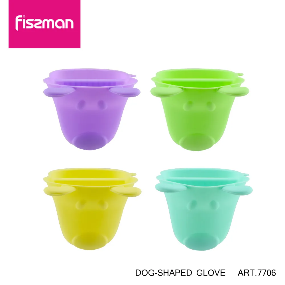 

Fissman Silicone Anti-scald Thicken Kitchen Insulated Heat Pot Clips Microwave Oven Gloves Hot Plate Clip Silicone Gloves