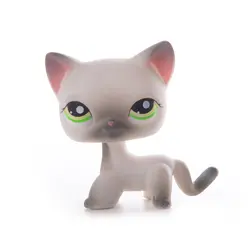 Lps старая коллекция Pet Shop игрушки Lps Бесплатная доставка короткошерстая кошка действие стоящая фигура игрушки для косплея детей лучший