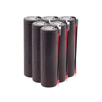 

6/8/10 Pieces Rechargeable 18650 Battery 20A Discharge Current 3000mAh 18650 HG2 Flat-top Li-ion Battery For Power Bank Vape