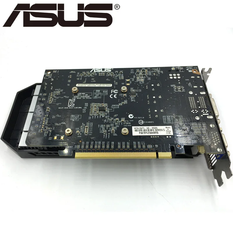 Видеокарта ASUS, GTX 750 Ti 2 Гб 128 бит GDDR5, графические карты для nVIDIA Geforce GTX 750Ti, б/у, VGA карты GTX750TI 1050, оригинал-2