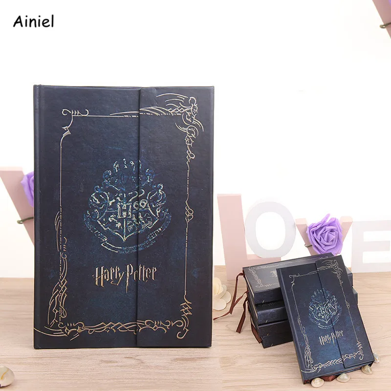 

Hogwarts Notebook Diary Book Planner Magic Book Retro Hard Cover Agenda Schedule Gift Students Notebook School Office Supplies