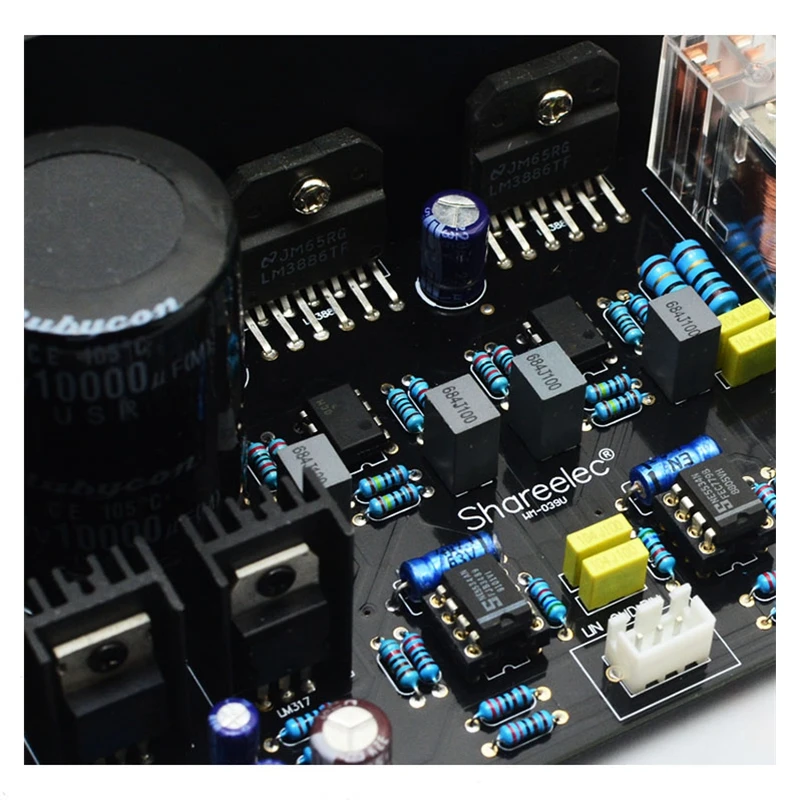 LM3886 стерео высокой мощности усилитель доска OP07 DC Servo 5534 независимый Op Amp Chenjin PCB комплект