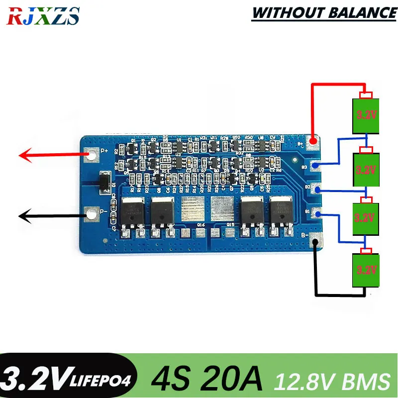 

2PCS/ a lot 4S 20A lifepo4 BMS PCM lifepo4 battery protection board electric sprayer battery protection board