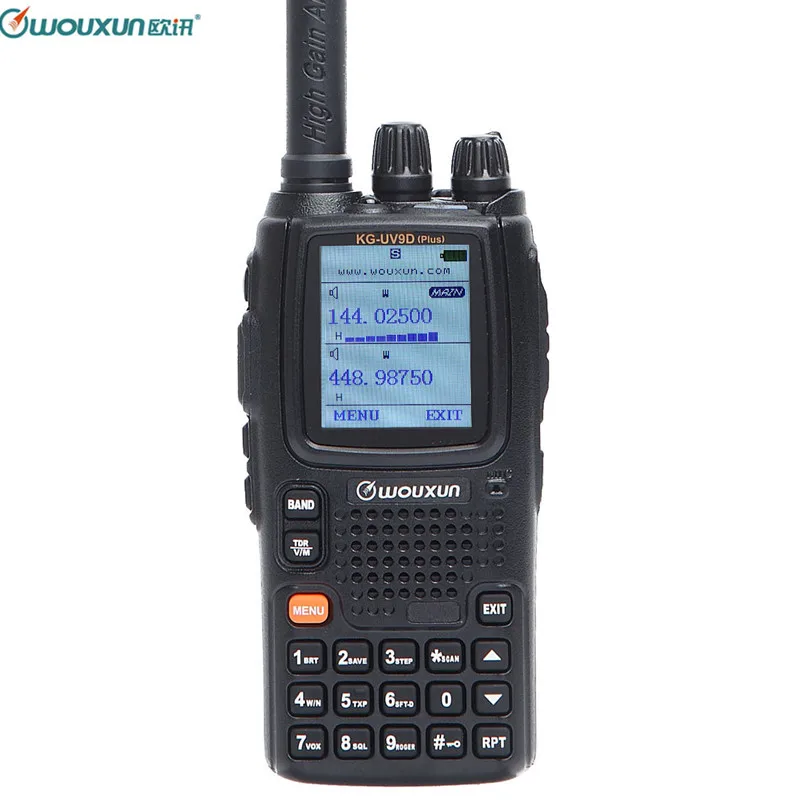 Wouxun KG-UV9D Plus многополосный Многофункциональный DTMF 7 полос Ham портативный набор двухсторонний Raido Air Band Walkie Talkie двухстороннее радио