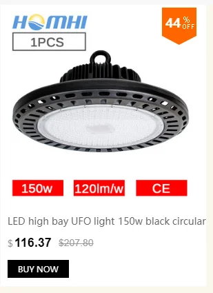 Гараж освещение 100 Вт светодио дный Led НЛО high bay Мощные огни taller строительство лампы промышленных свет для работы 110 V 220 V Алюминий