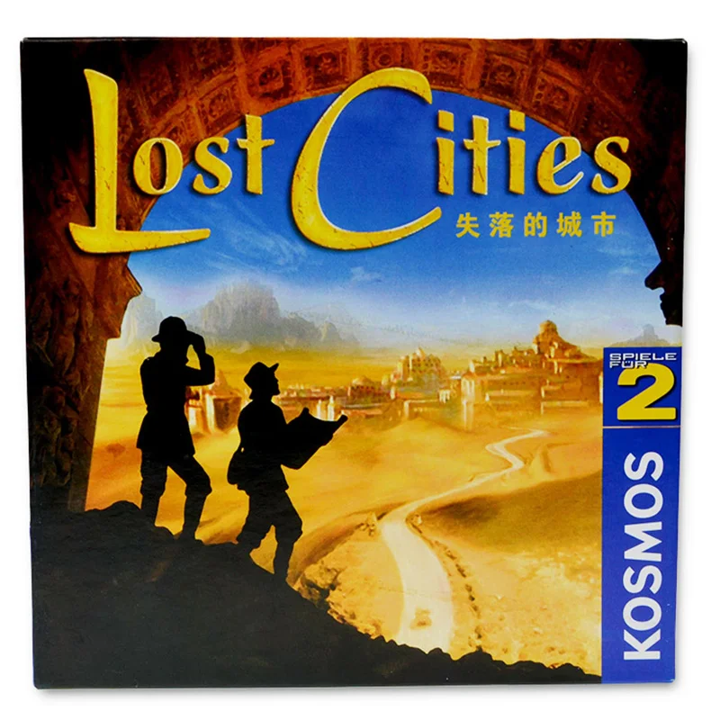 Горячая Распродажа 2 игрока настольная игра Lost Cities World Adventure карточная игра