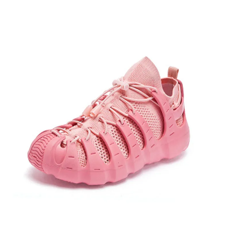 

New Casual Breathable Mesh Sneakers Women's Soft Running Shoes Ladies Outdoor Sports Shoes Girls Trend Solid Color Sneakes SS08